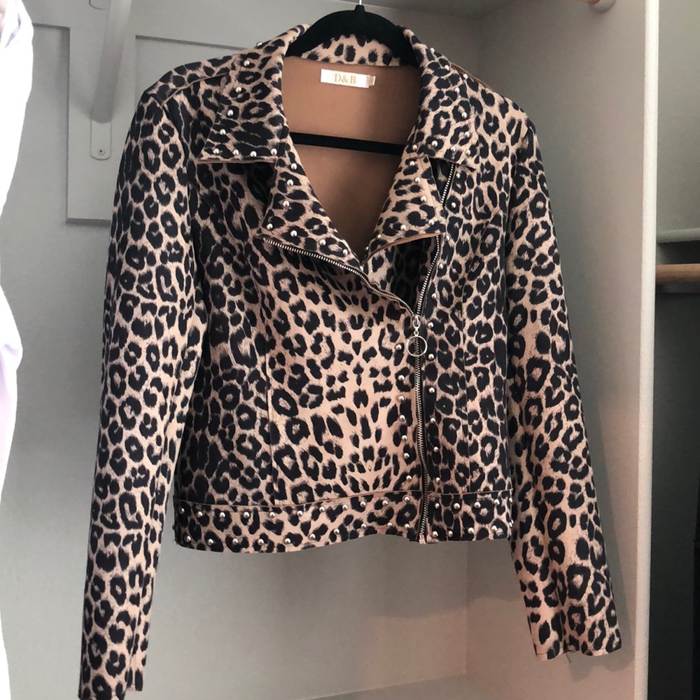 Fashion Leopard Patterned Jacket